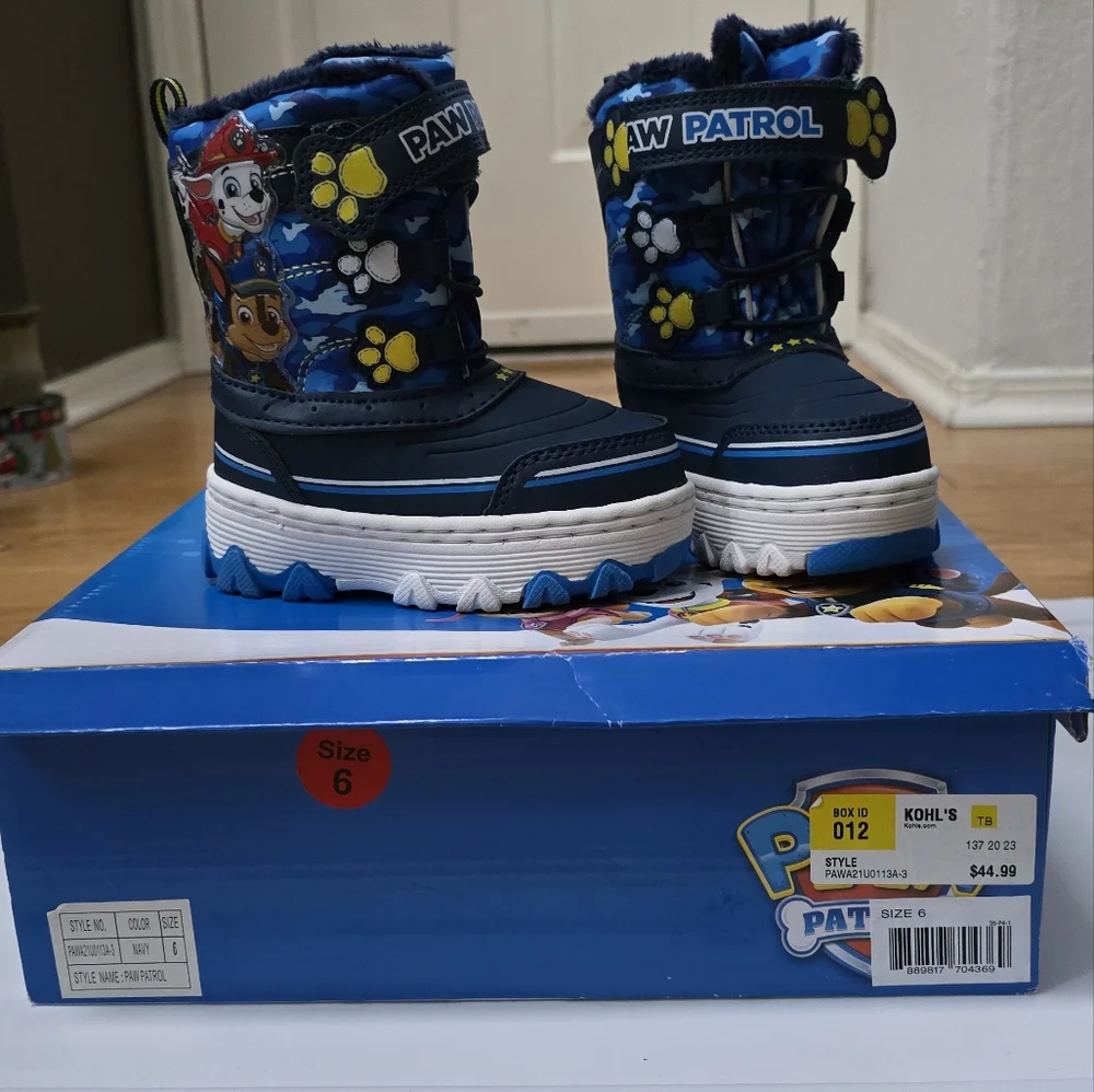 Paw Patrol Toddler Size 6 Navy - NIB